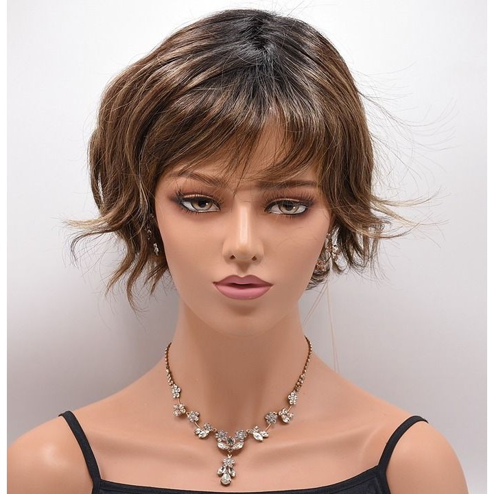 Wyatt Wig By Rene Of Paris, Marble Brown-Lr (Long Rooted), Basic Cap, New